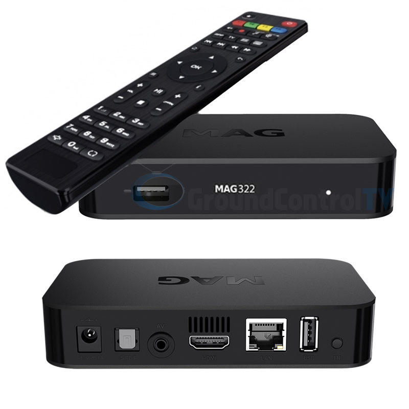 MAG 322 W1 IPTV Box + in Built WiFi + HDMI Cable + Remote + Power Adapter :  : Electronics